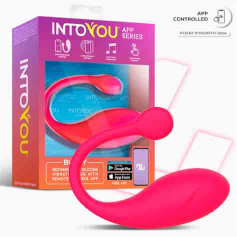 Bulby Vibrating Egg with App Dark Pink