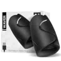 Waver Male Masturbator Heat and Vibration Function Flexible USB Silicone