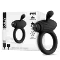 Dully Vibrating Penis Ring Silicone Magnetic USB