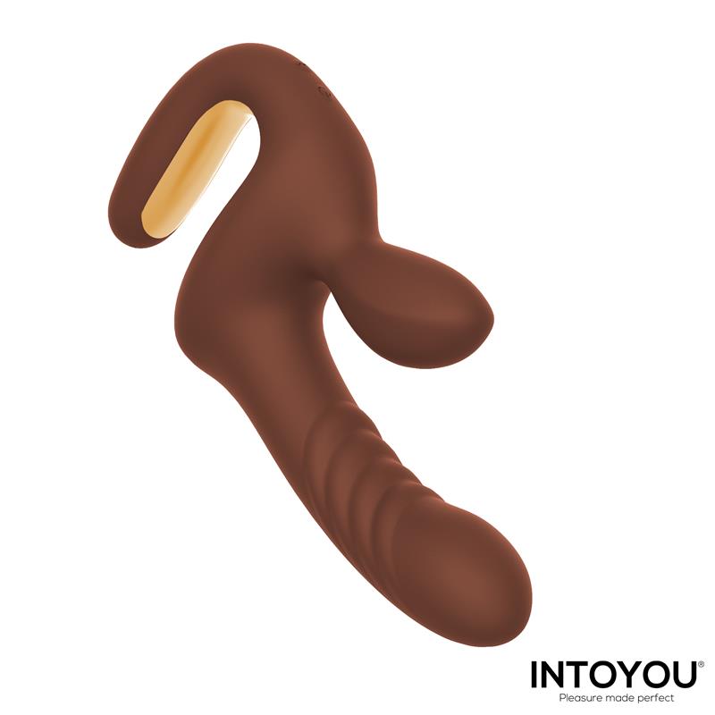 Mocca Thrusting Vibrator w/Rabbit & Grip Cl,27 — zdjęcie 9