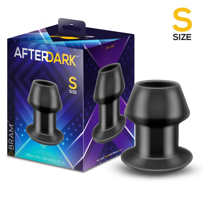 AFTERDARK - Bram Open Hollow Anal Plug Size S