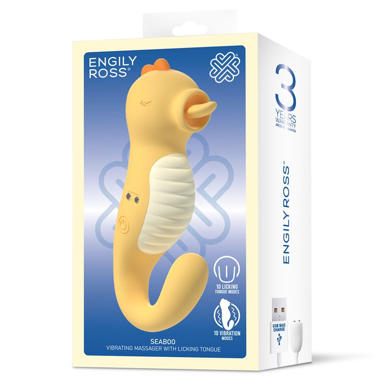Seaboo Massager with Vibration and Licking Tongue — zdjęcie 10
