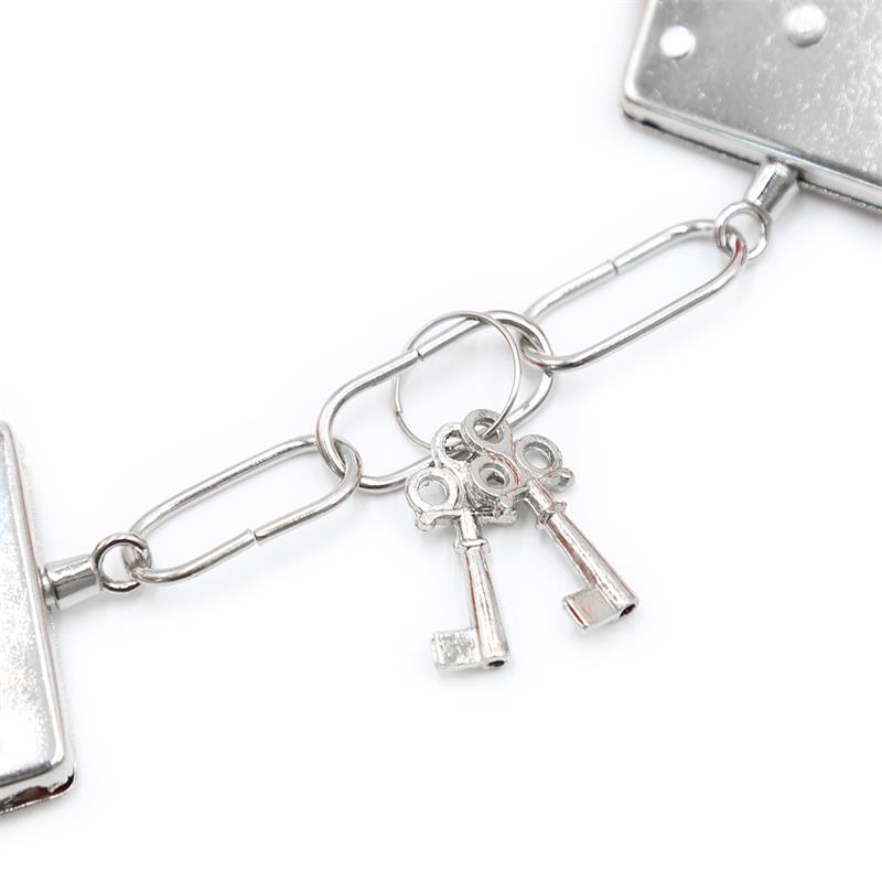 Furry Metal Handcuffs Red — zdjęcie 10
