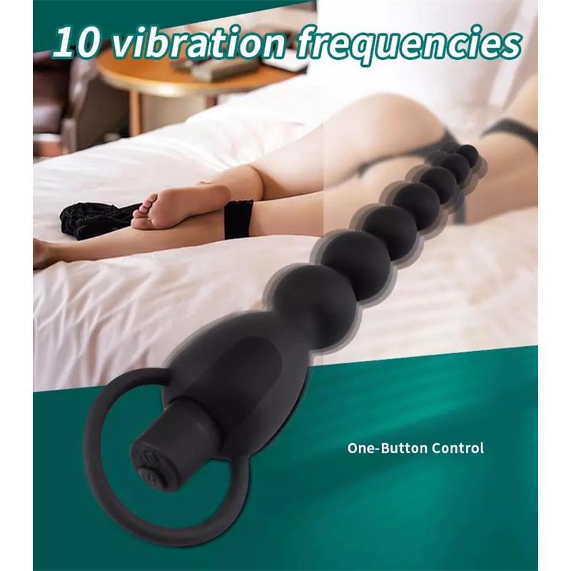 Marbe Anal Chain with Vibration USB Silicone — zdjęcie 10