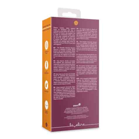 Bendable Vibrating Strapless Strap-on - Merlot Grape