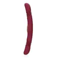 Double-Sided Thrusting Vibrator - Merlot Grape
