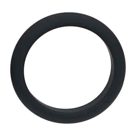 Wide O Silicone Cockring - L - 42mm - Black