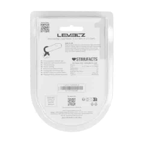 Pencil Liquid Silicone Cockring - Black