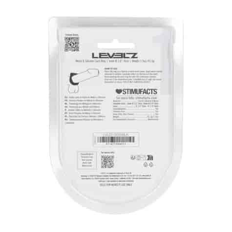 Metal and Silicone Cockring - Black