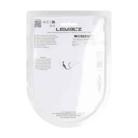 Silicone Cockring with Prostate Stimulator - S - Black