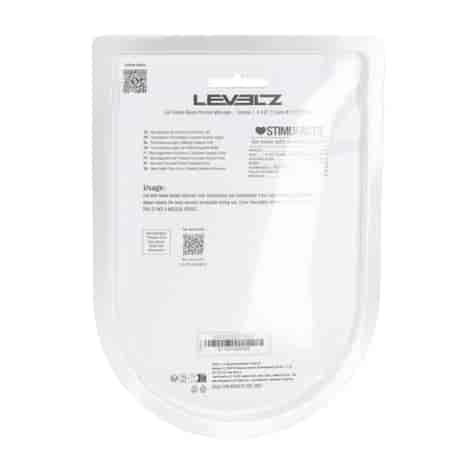 Full Double Ripple Silicone Prostate Massager - Black