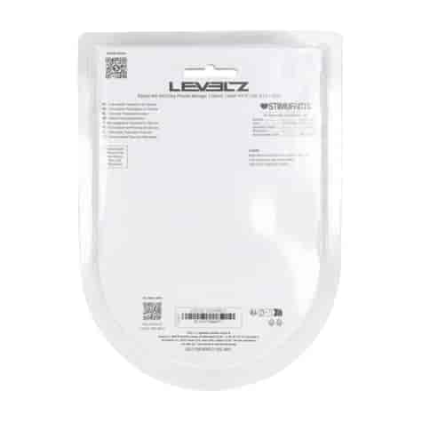 Rippled with Hard Loop Silicone Prostate Massager - S - Black