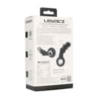 Vibrating Beaded Silicone Prostate Massager with Loop - Black