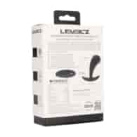 Vibrating Silicone Prostate Stimulator Anal Plug - S - Black