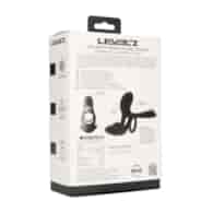 Triple Motor Vibrating Silicone Cockring - Black