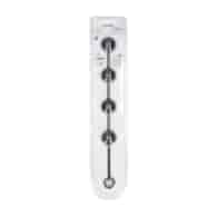 Round Silicone Anal Balls - XL - 50mm - Black