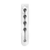 Silicone Waterdrop Anal Balls - XL - 50mm - Black