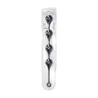 Silicone Waterdrop Anal Balls - XXL - 60mm - Black
