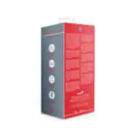 Pointed Vibrating Cock Ring - Licorice Black