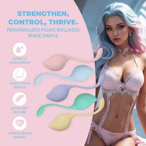 Pelvic Stem Kegel Kit - Multicolor