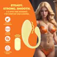 Vibrating G-Spot Vibe with Remote Control - Yellow