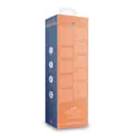 Silicone Rabbit Vibrator with Ribbed Clitoral Stimulator - Glazed Carrots