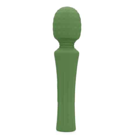 Powerful Wand Vibrator Massager with Still Handle - Green Mumba