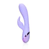 Smooth Silicone Rabbit Vibrator - Digital Lavender