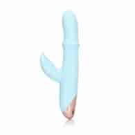 Pulse Wave and Up-and-Down Moving Ring Vibrator - Arctic Blue