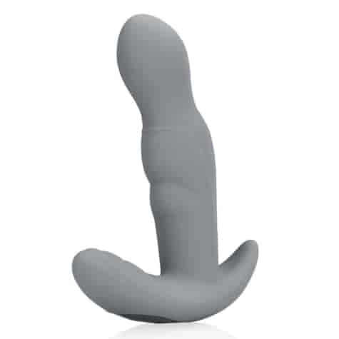 Rotating Prostate Stimulator with Remote Control - Gotham Grey