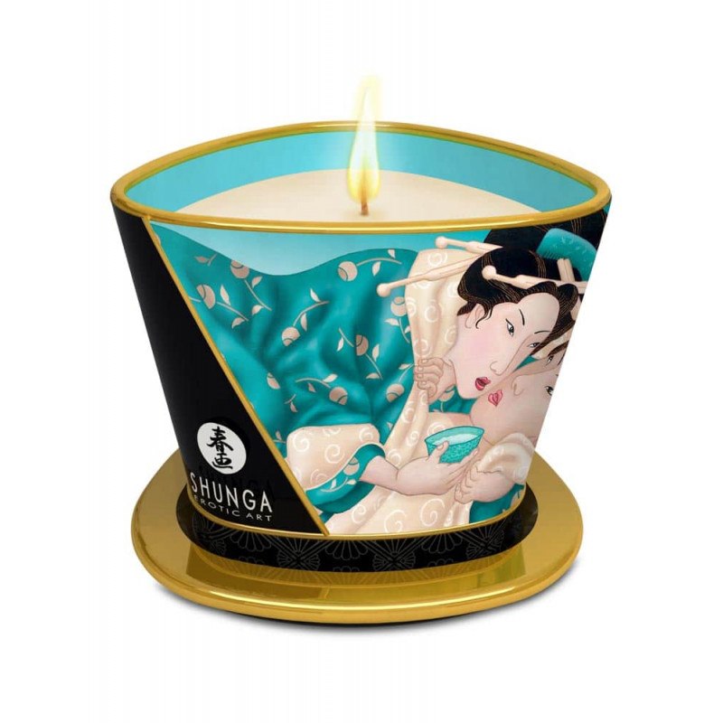 Świeca do masażu Islands Blossoms 170ml Shunga — zdjęcie 5