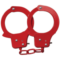 Kajdanki metalowe Sex Extra czerwone