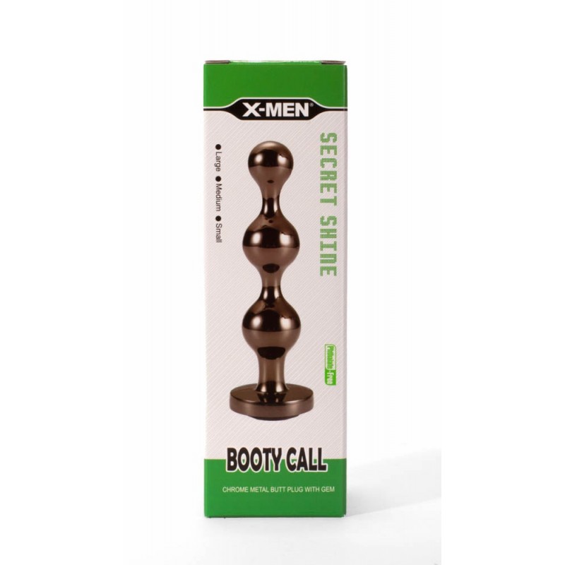 Korek analny Secret Shine Booty Call 11,7 cm X-MEN — zdjęcie 4