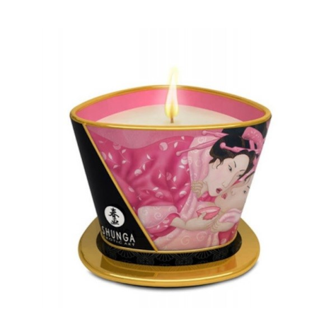 Świeca do masażu Aphrodisia Rose Petals 170ml Shunga