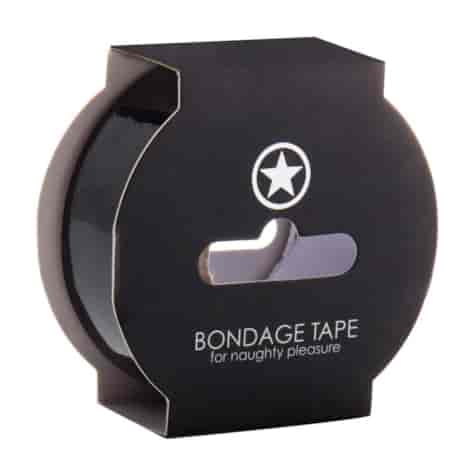 Taśma do krępowania, czarna 17,5m