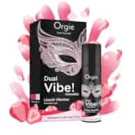 Orgie Dual Vibe! Strawberry Gin And Tonic Kissable Arousal Intimate Gel