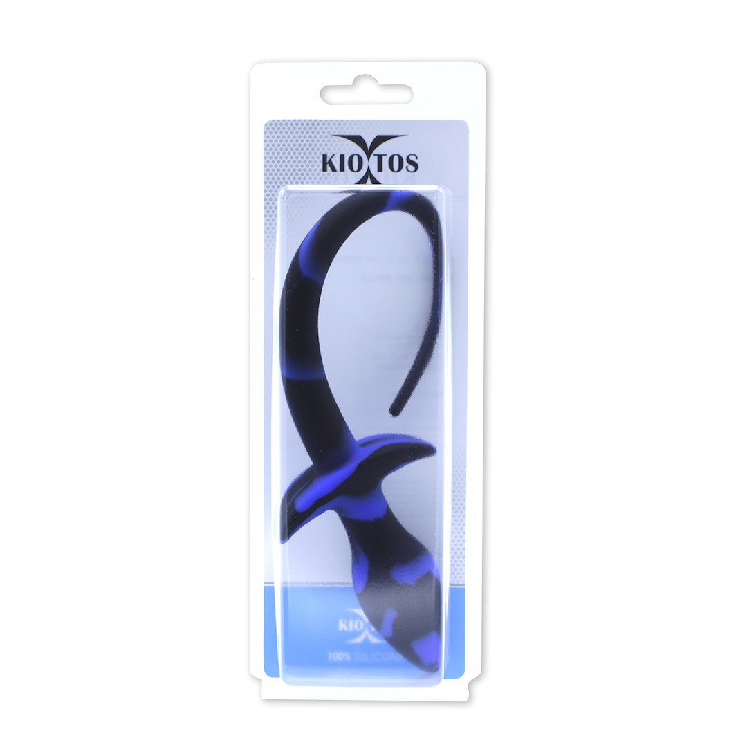 Kiotos X Anal Plug Dog Tail Black/Blue — zdjęcie 2