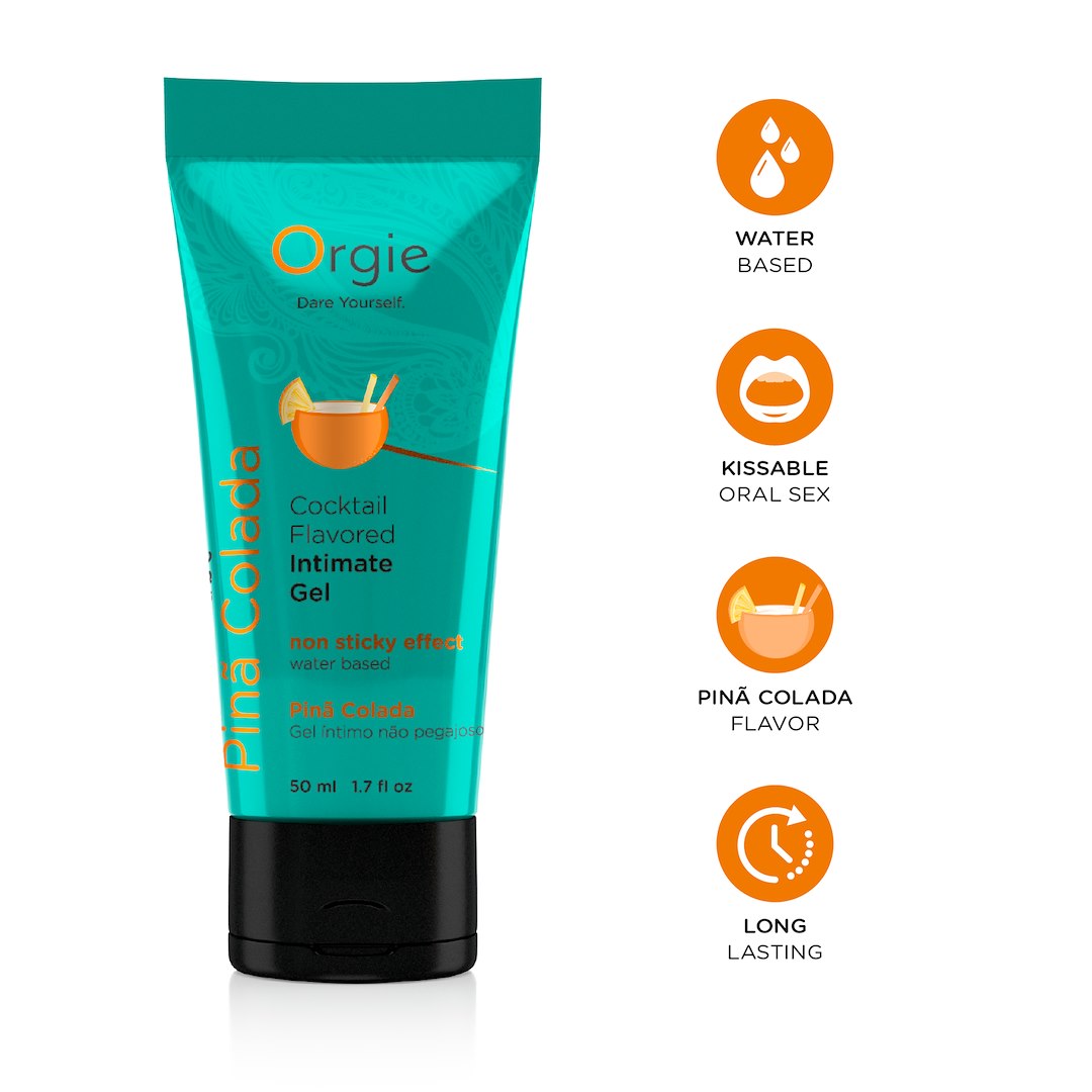 Lube Tube Cocktail Pina Colada Water-Based Kissable Intimate Gel 50ml — zdjęcie 2