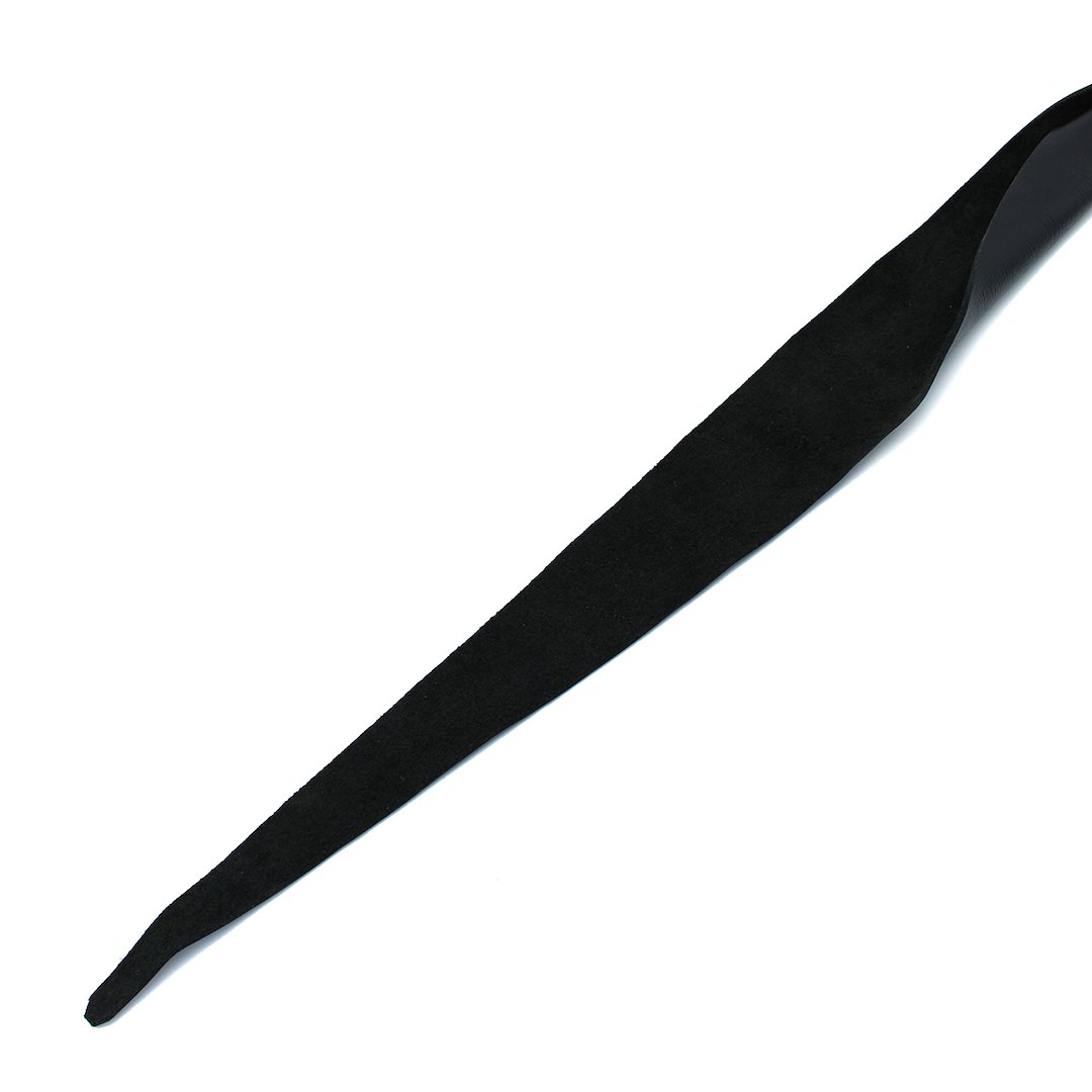 Kiotos Leather Black Leather Single Flap Whip D-Ring — zdjęcie 3