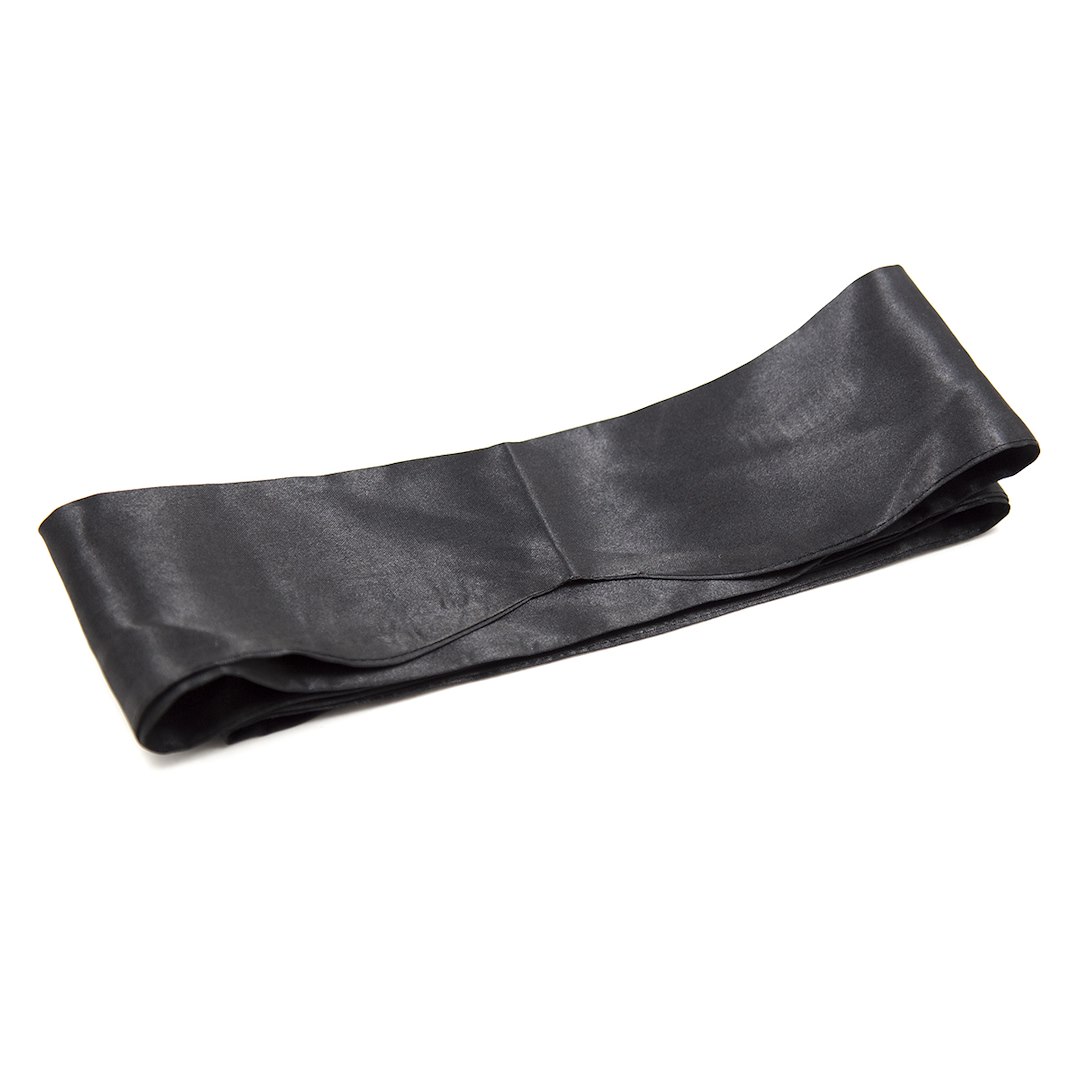 Kiotos BDSM Black Blindfold Satin Look — zdjęcie 3