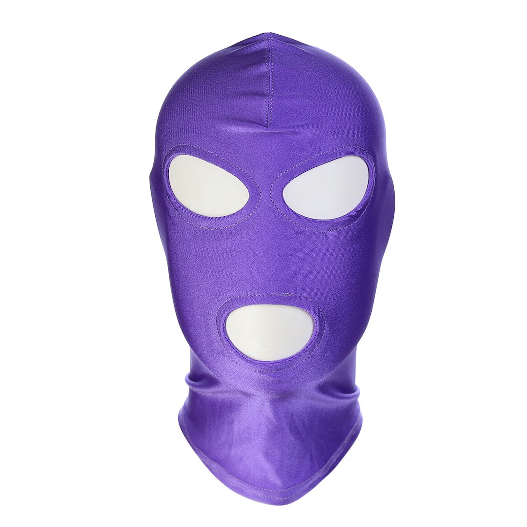 Kiotos BDSM Purple BDSM Hood Classic 3 Hole — zdjęcie 3