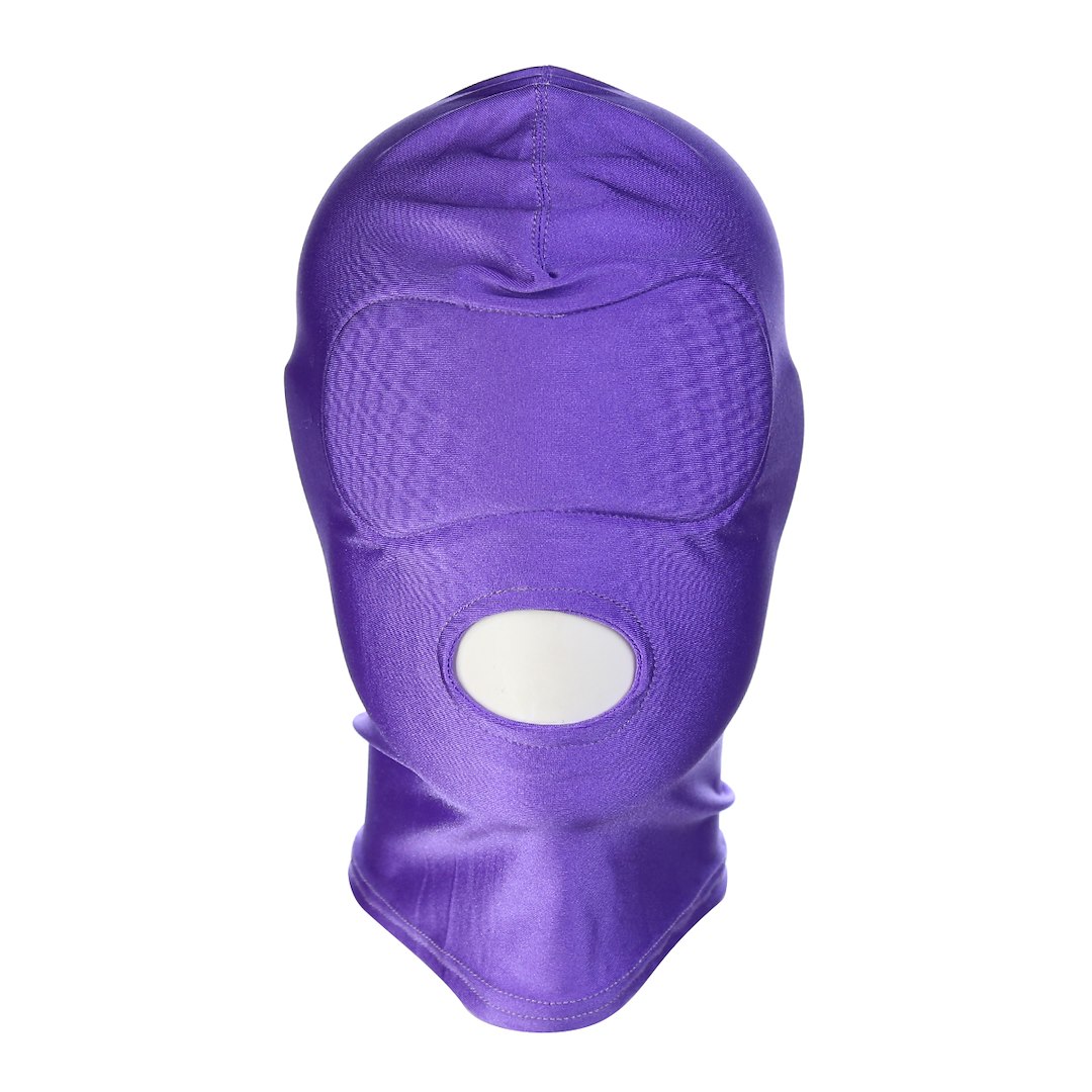 Kiotos BDSM Purple BDSM Hood Mouth Only — zdjęcie 3