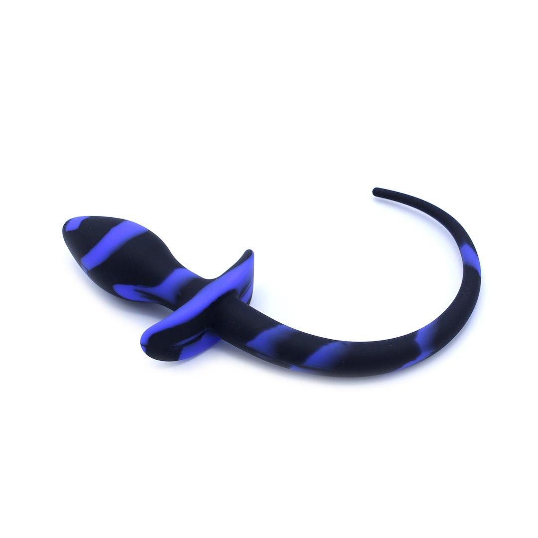 Kiotos X Anal Plug Dog Tail Black/Blue — zdjęcie 3