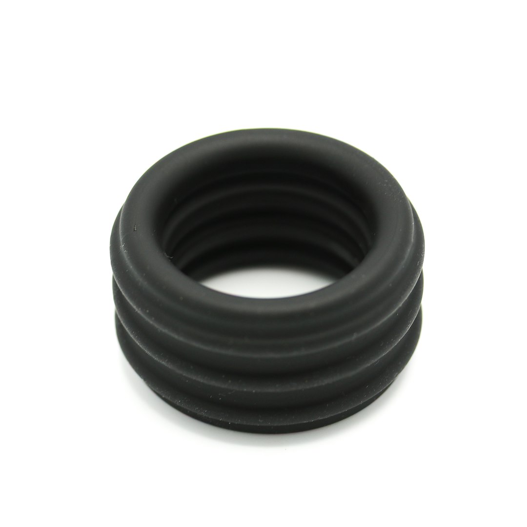 Kiotos Sport Balls 2 in 1 Silicone Cockring & Stretcher Black — zdjęcie 3