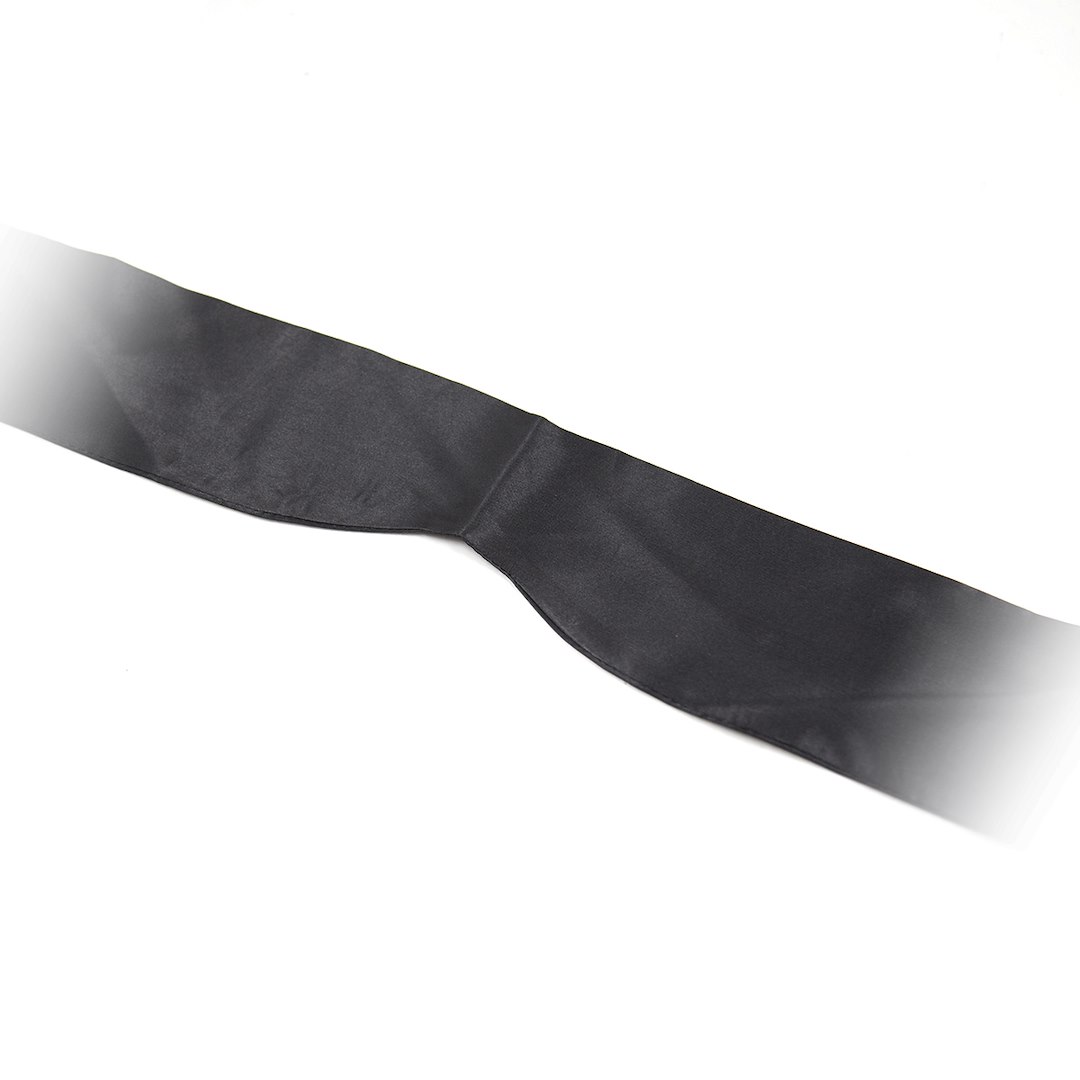 Kiotos BDSM Black Blindfold Satin Look — zdjęcie 4