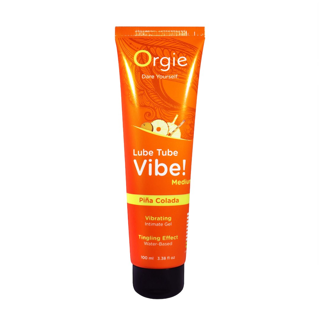 Orgie Lube Tube Vibe! - Medium - Pina Colada - 100ml