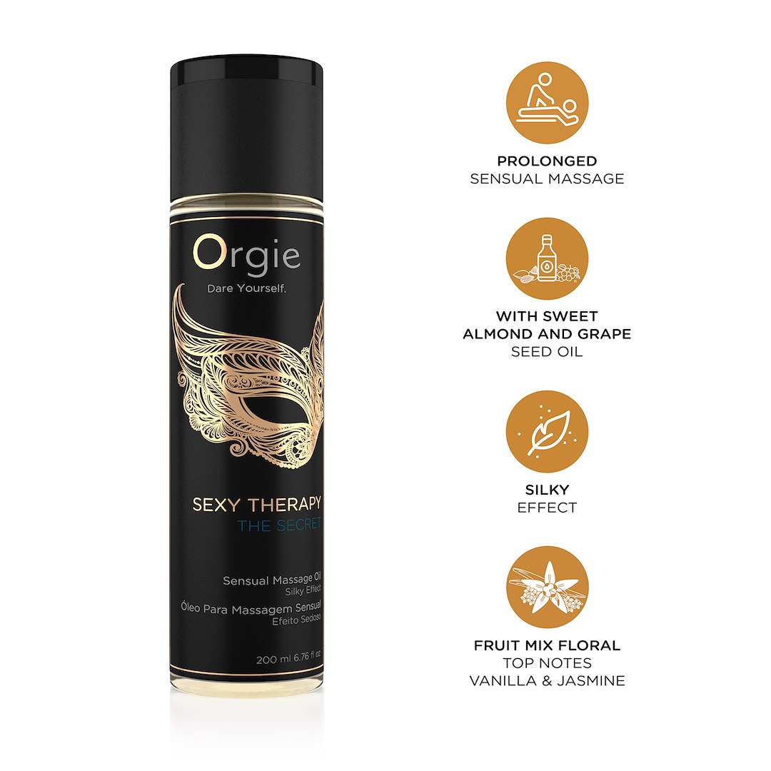 Orgie Sexy Therapy Sensual Massage Oil The Secret 200 ml — zdjęcie 4