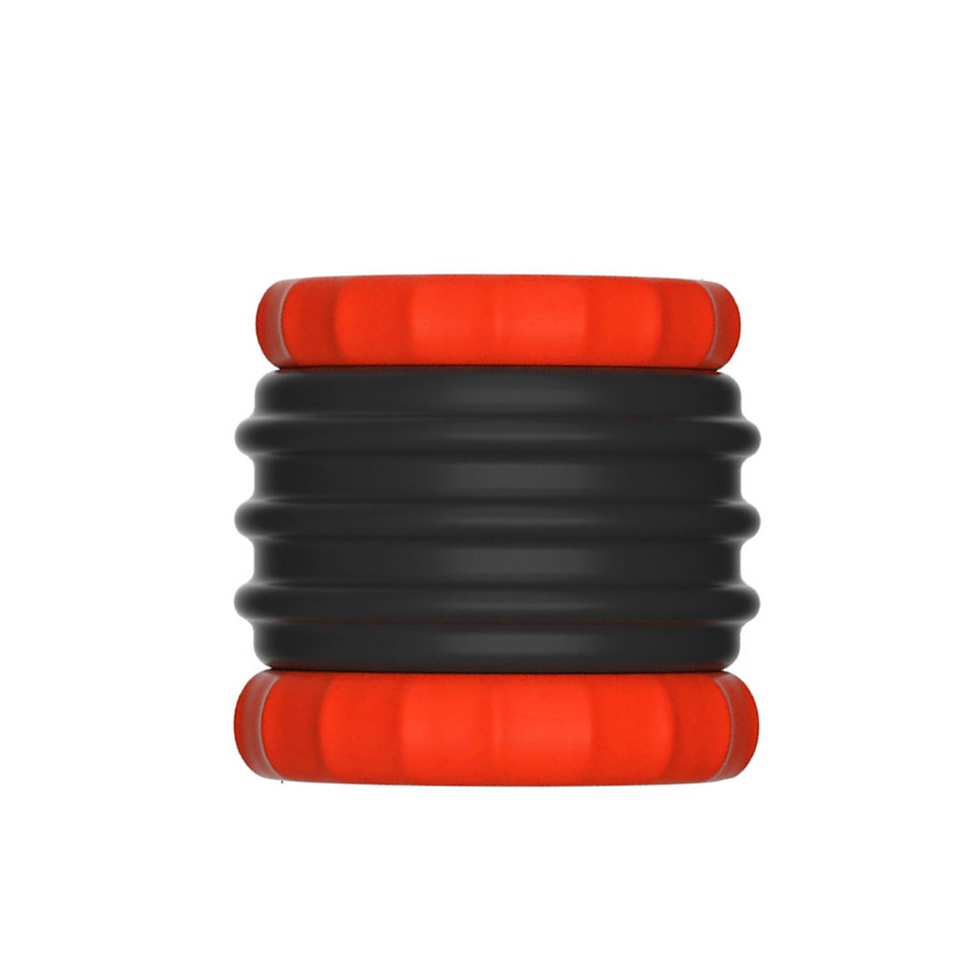 Kiotos Sport Balls 2 in 1 Silicone Cockring & Stretcher Black — zdjęcie 5