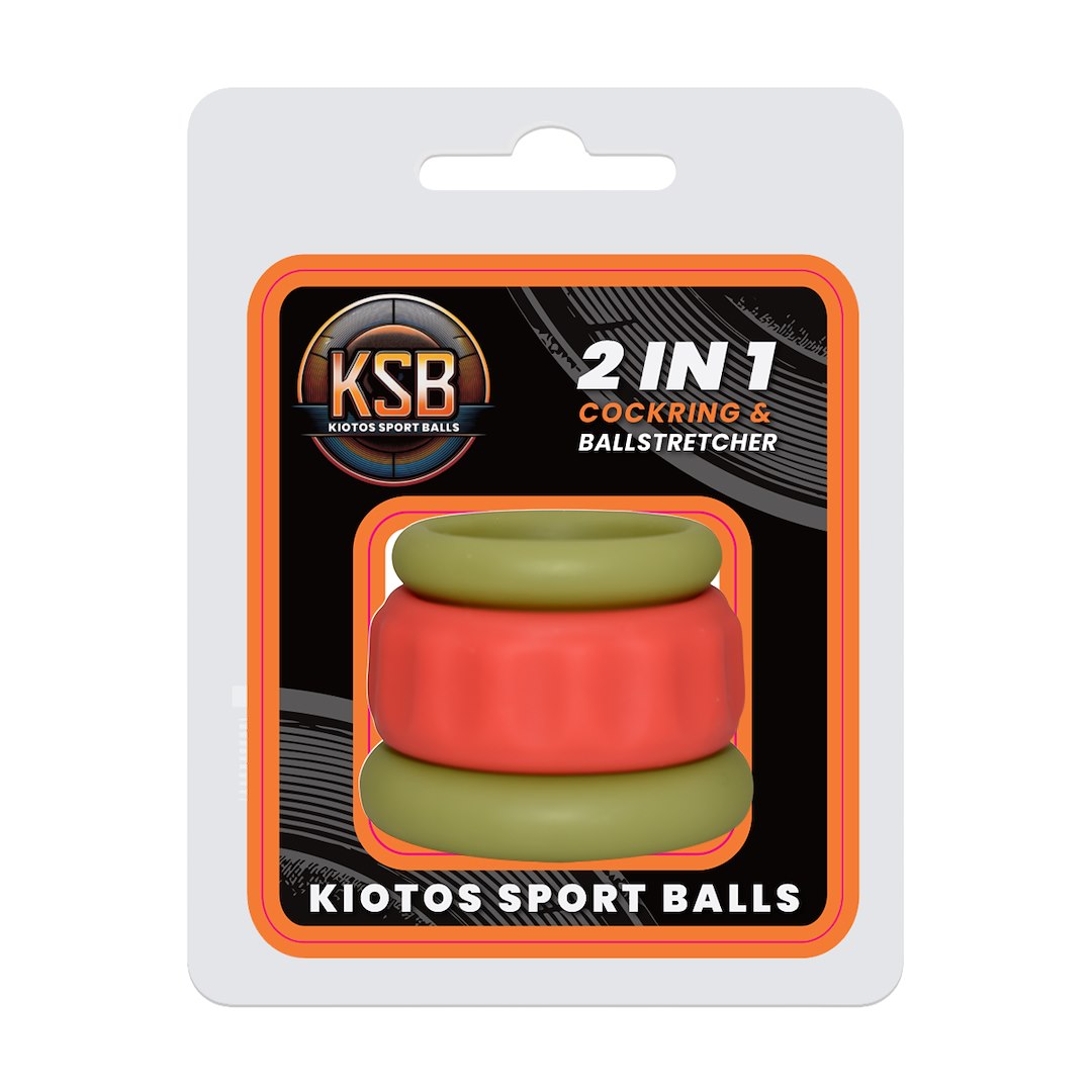 Kiotos Sport Balls 2 in 1 Cockring & Ball Stretcher Set — zdjęcie 5