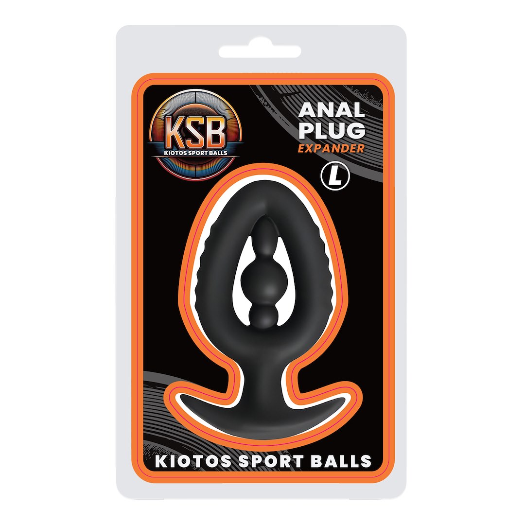 Kiotos Sport Balls Silicone Anal Plug/Expander with Internal Bead L — zdjęcie 5